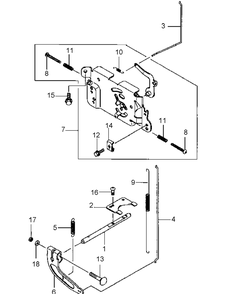 Part Location Diagram of KM-16171-7007 MTD Link